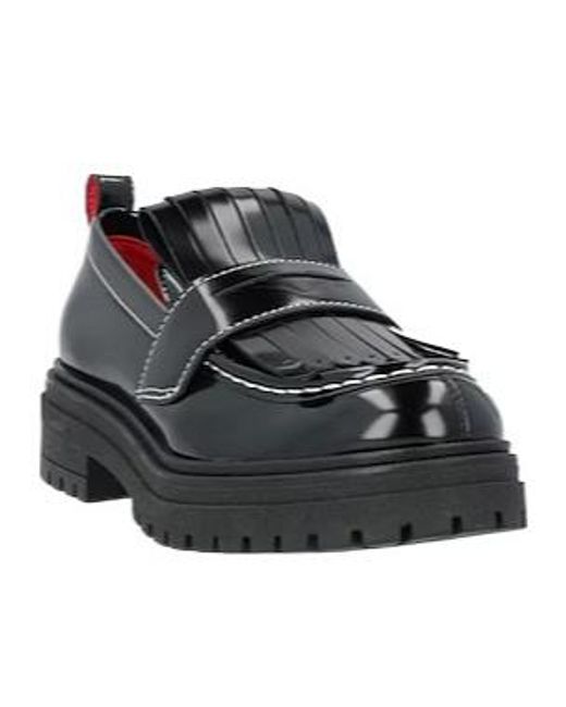 MAX&Co. Black Platform Loafers