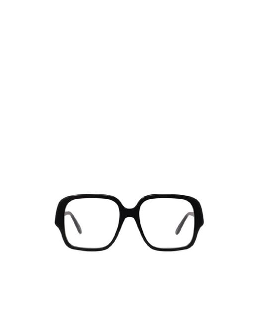 Loewe White Square Frame Glasses