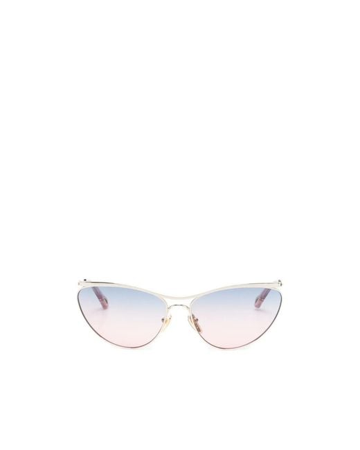 Chloé White Chloé Eyewear Uma Sunglasses