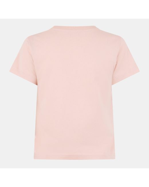 Moncler Pink Logo T-Shirt