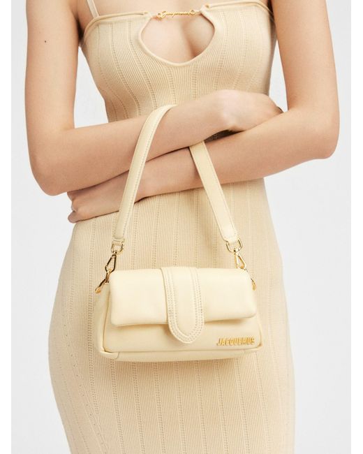 Jacquemus Natural Mini Clamshell Bag