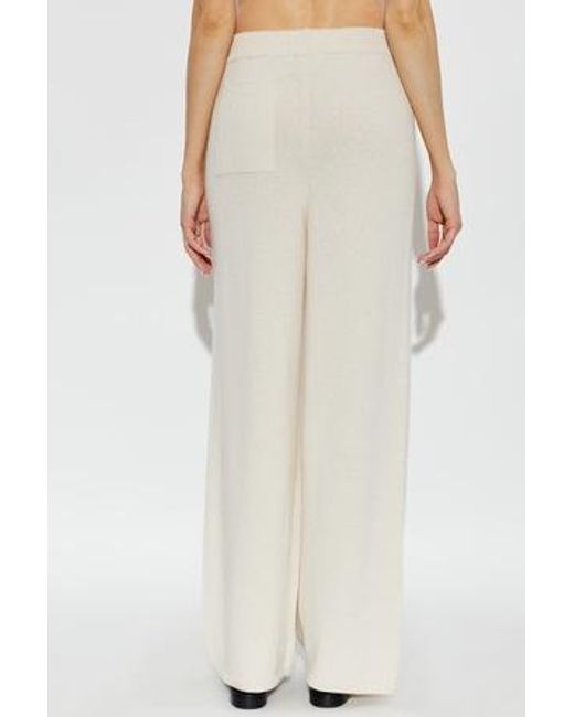 Woolrich White Drawstring Straight-Leg Pants