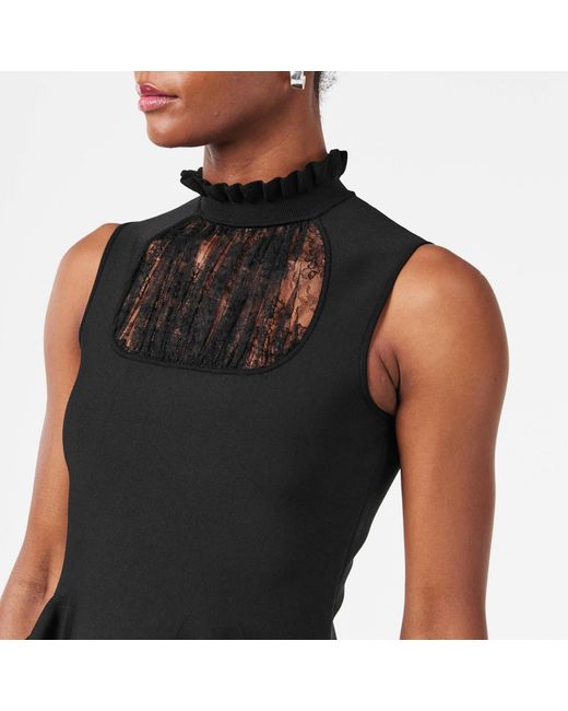 McQueen Black Classic Versatile Top