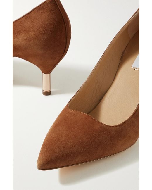 Gabriela Hearst Brown Pointed-Toe High Heels