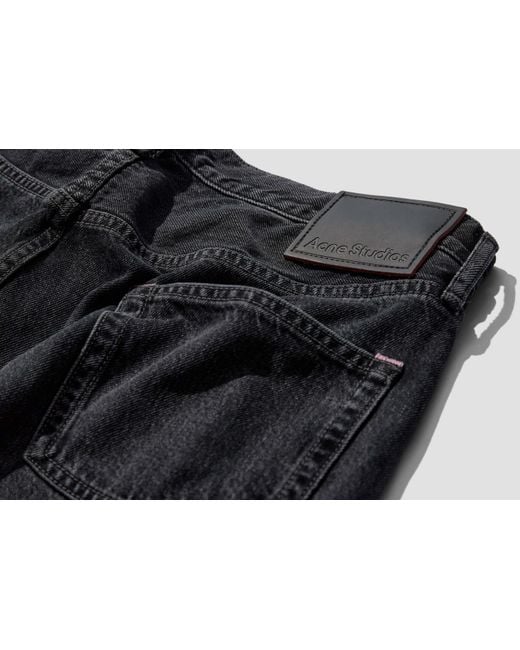 Acne Gray Straight-Leg Jeans for men