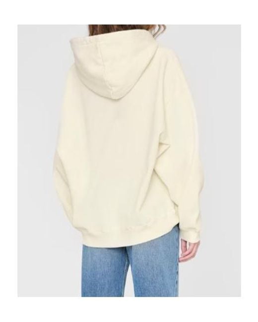 Anine Bing Natural Crew Neck Sweatshirt