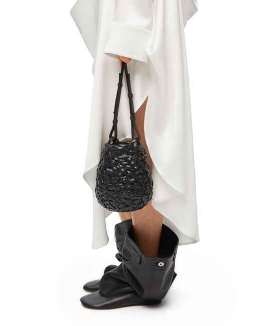 Loewe Black Small Nest Backet Bag