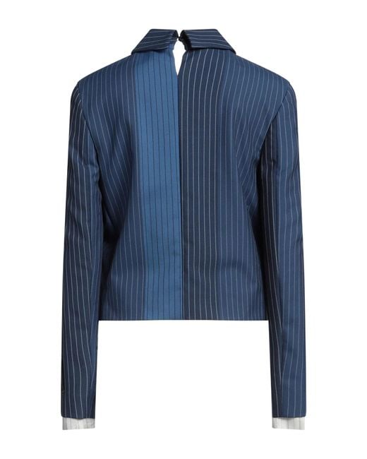 Marni Blue Long Sleeves Jacket