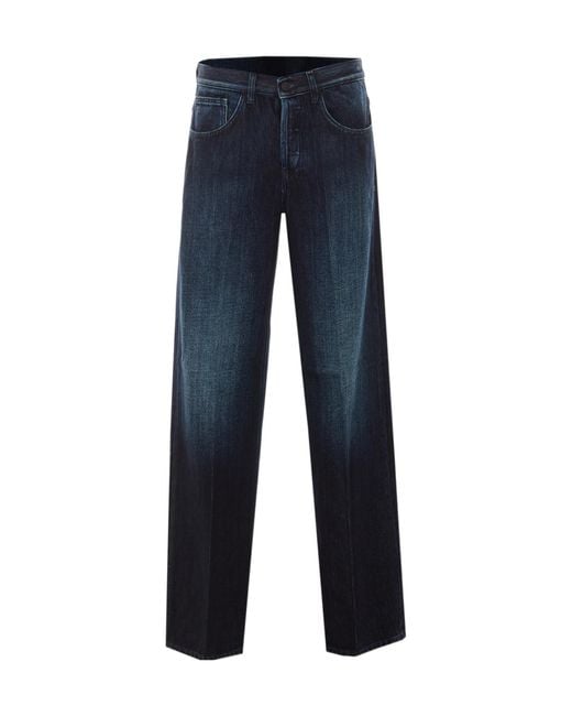 Dondup Blue Straight Leg Jeans
