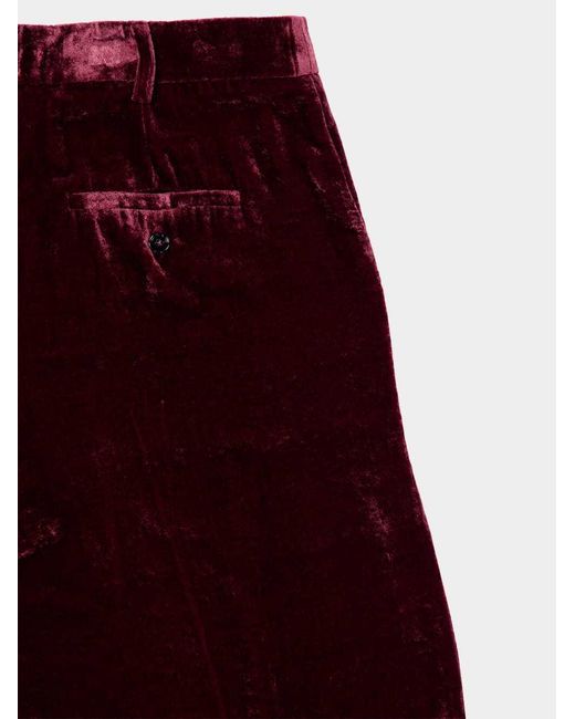 LaDoubleJ Purple La Doublej Loose Fit Velvet Pants