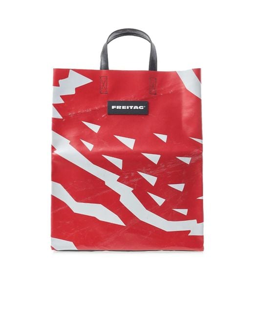 Freitag Pink Patterned Tote Bag for men