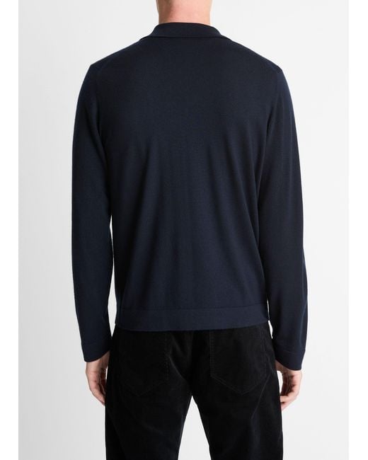 Vince Blue Long Sleeve Shirt for men