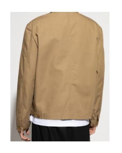 Versace Natural Jacket With Appliqué for men