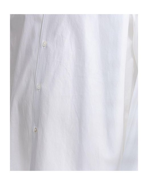 Auralee White Long-Sleeve Shirt