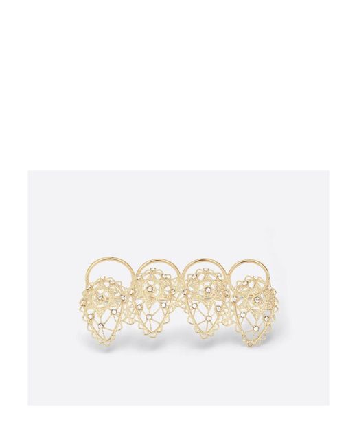 Dior Metallic D-Renaissance Multi-Finger Ring
