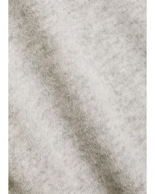 Reformation Gray Lian Melange Cashmere Jumper