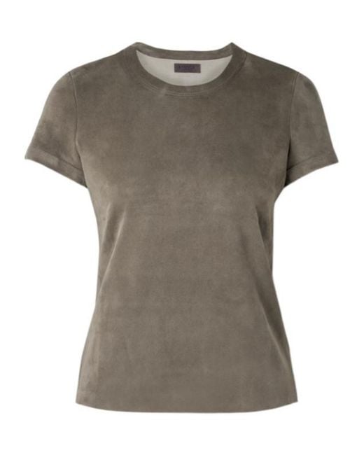 Stouls Gray Suede T-Shirt