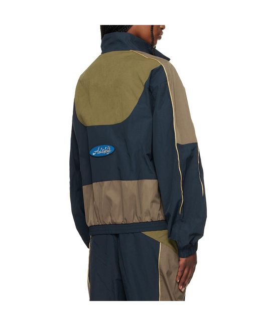 ANDERSSON BELL Blue Patchwork Jacket for men