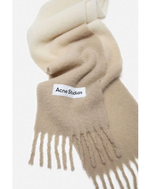 Acne Natural Fringed Scarf