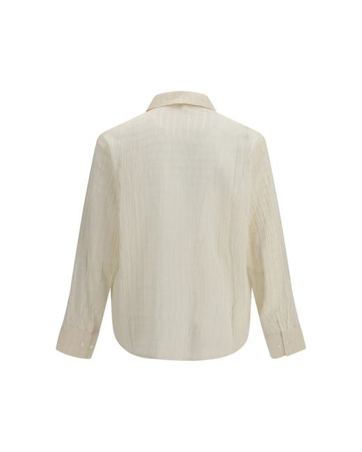 Séfr White Séfr Ignacio Textured Shirt for men