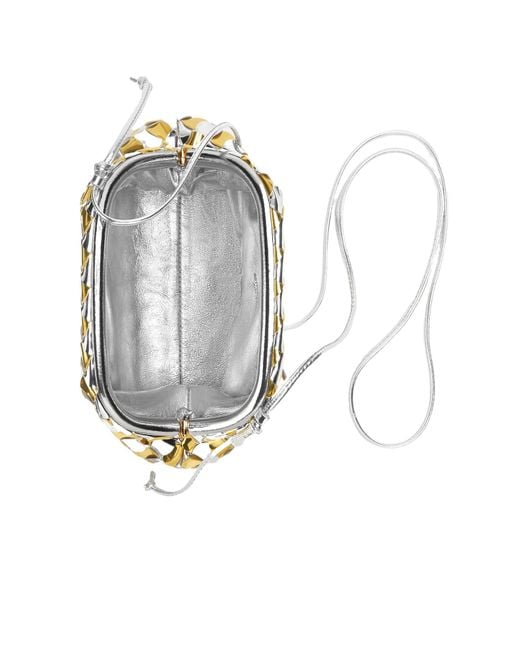Bottega Veneta Metallic Mini Pouch Bag