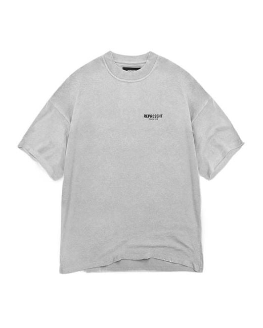 Represent Gray Owners Club T-Shirt for men