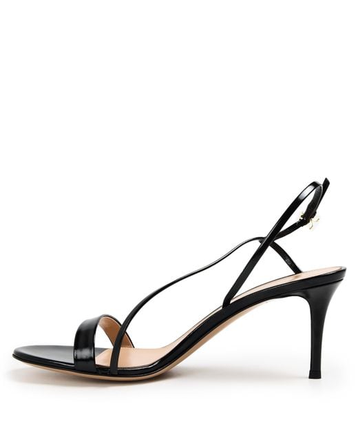 Gianvito Rossi Metallic Simple High-Heeled Sandals