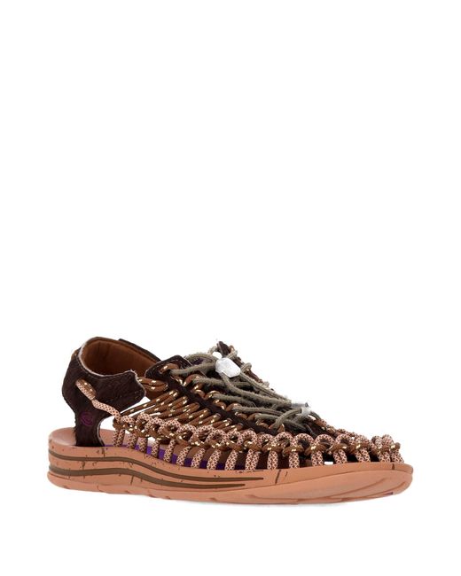 Keen Brown Uneek Flat Sandals for men