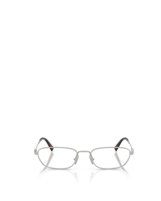 Miu Miu White Full Frame Glasses
