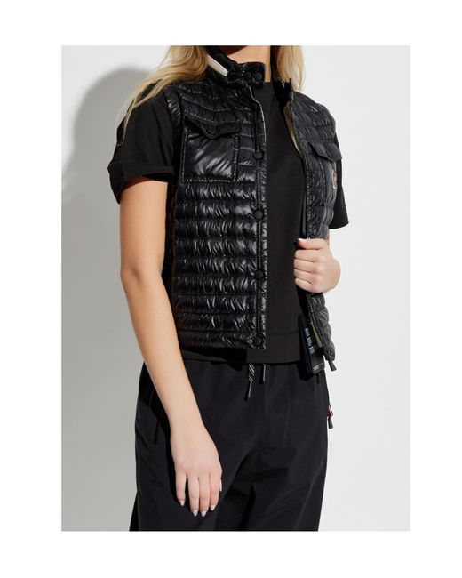 Moncler Black Waistcoats