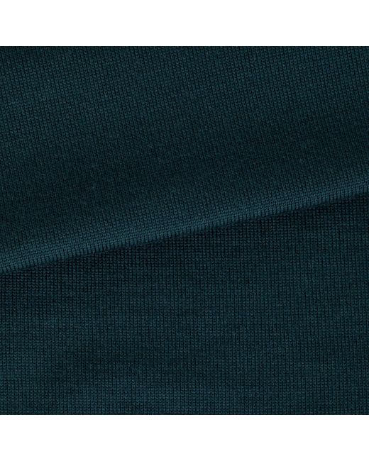 John Smedley Green Lundy Crewneck Jumper for men