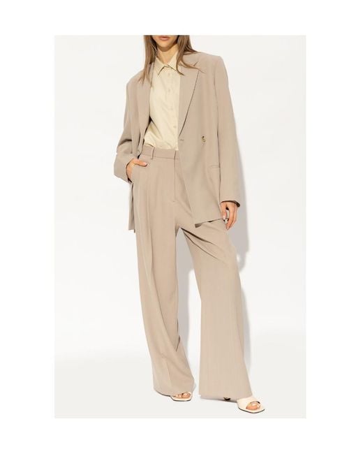 J.W. Anderson Natural 75Mm Chain-Link Leather Mules