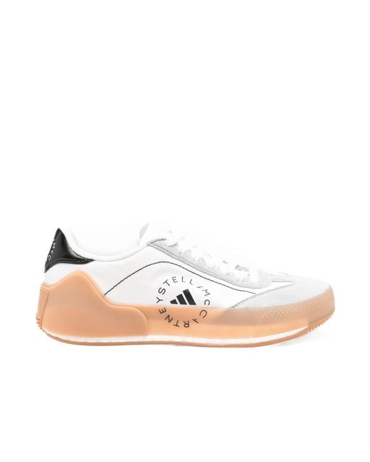 Adidas By Stella McCartney Pink Court Boost Shoes