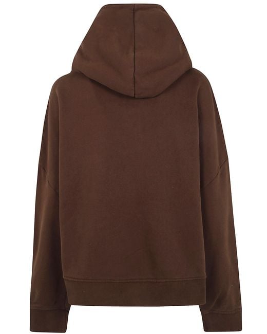 Entire studios Brown Zip-Fastening Hoodie