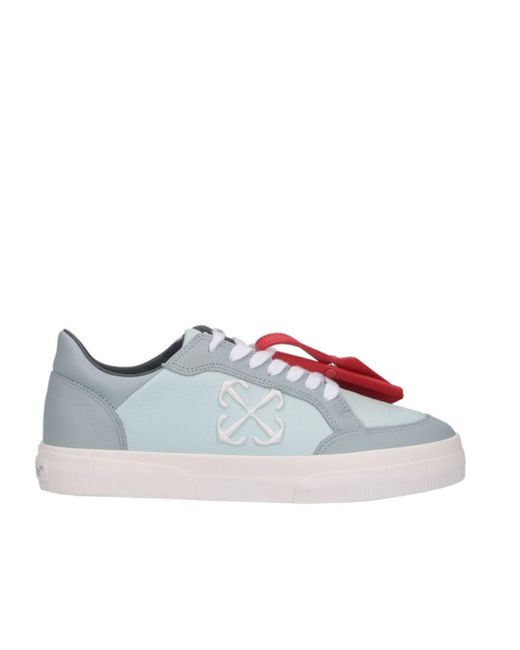 Off-White c/o Virgil Abloh Multicolor New Low Vulcanized Lace-Up Sneakers for men