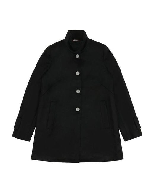 Max Mara Black Single-Breasted Coat