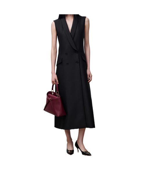 Dior Black Mid-Length Blazer Dress