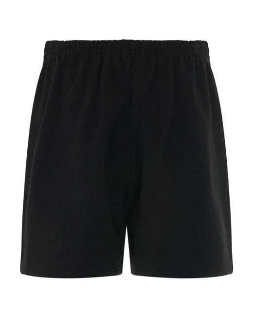 Balenciaga Political Campaign Sweat Shorts in Black for Men | Lyst