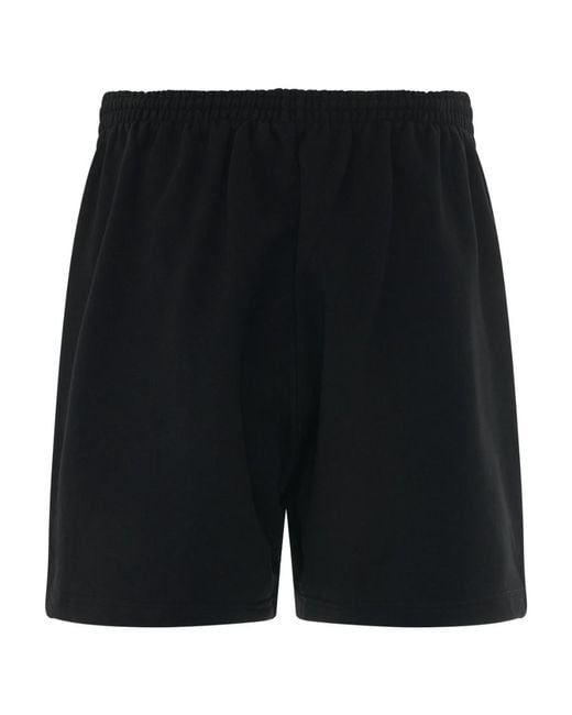 Balenciaga Political Campaign Sweat Shorts in Black for Men | Lyst