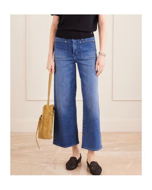 FRAME Blue Jeans With Belt Loops