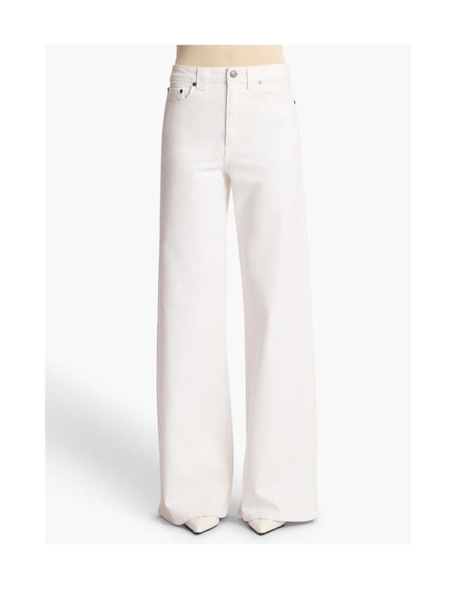 Khaite White Dane Stretch Jeans