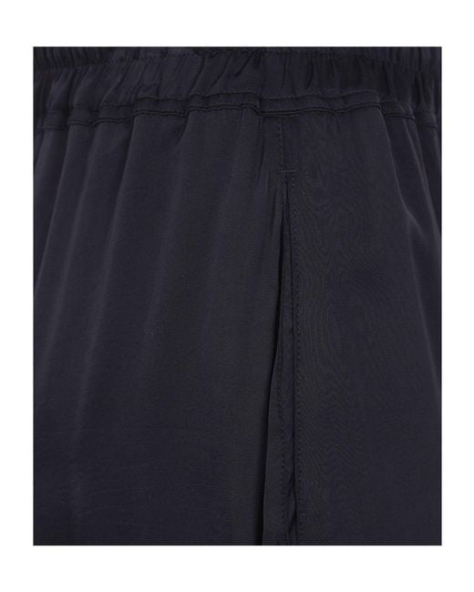 Thom Krom Blue Drawstring Shorts