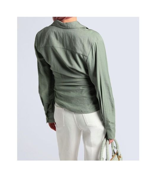 Jacquemus Green Long-Sleeved Shirt