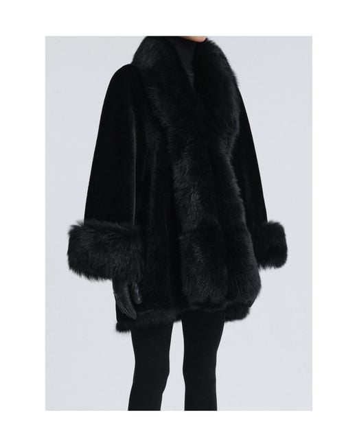 Nour Hammour Black Long-Sleeved Coat