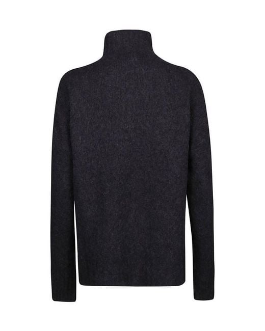 Pinko Blue Turtleneck Pullover