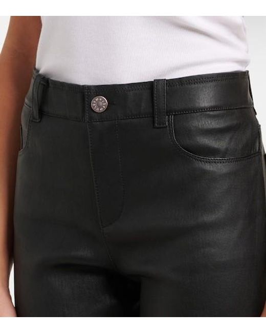 Stouls Black Dean Leather Pants