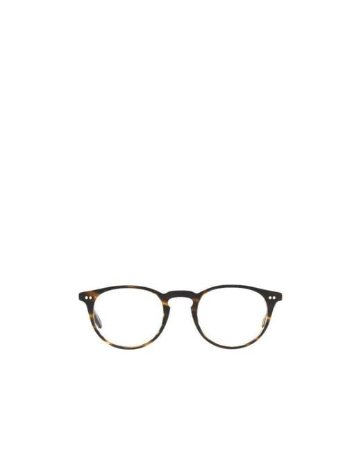 Oliver Peoples Metallic Round Glasses for men