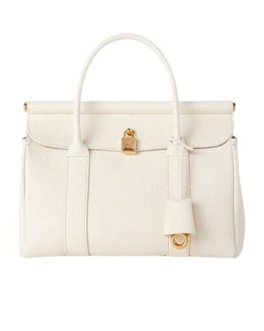 Loro Piana Natural Logo Handbag