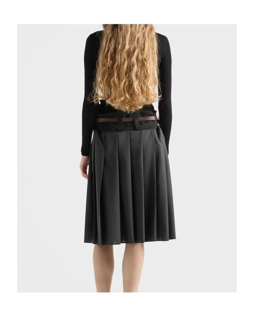 Prada Black Long-Sleeved Crewneck Jumper
