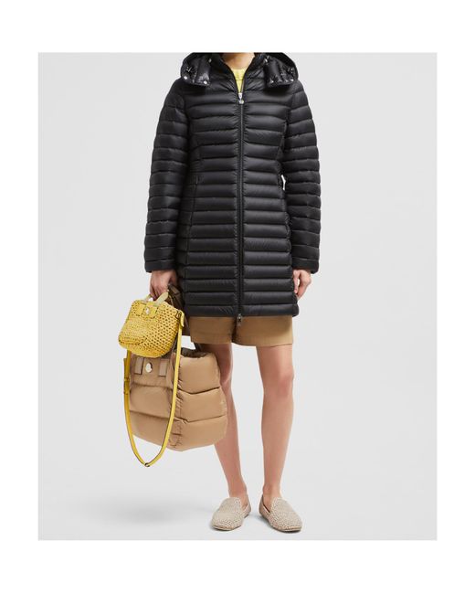 Moncler Black Igelong Hooded Long Down Jacket